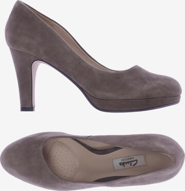 CLARKS Pumps 39 in Grau: predná strana