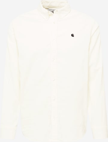 Carhartt WIP Button Up Shirt 'Madison' in Beige: front