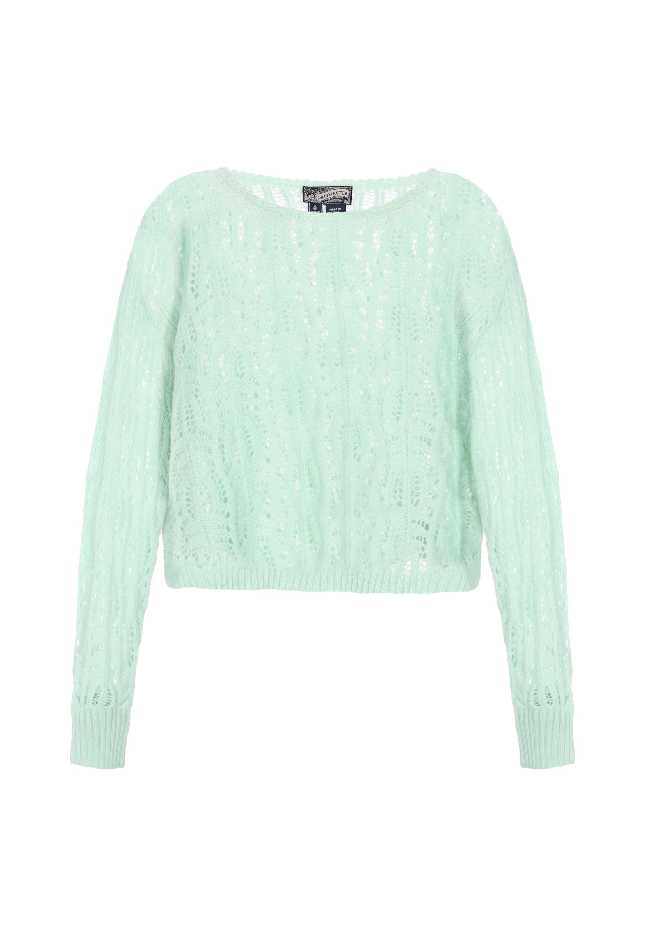 Pull-over 'Vintage' DreiMaster Vintage en vert : devant