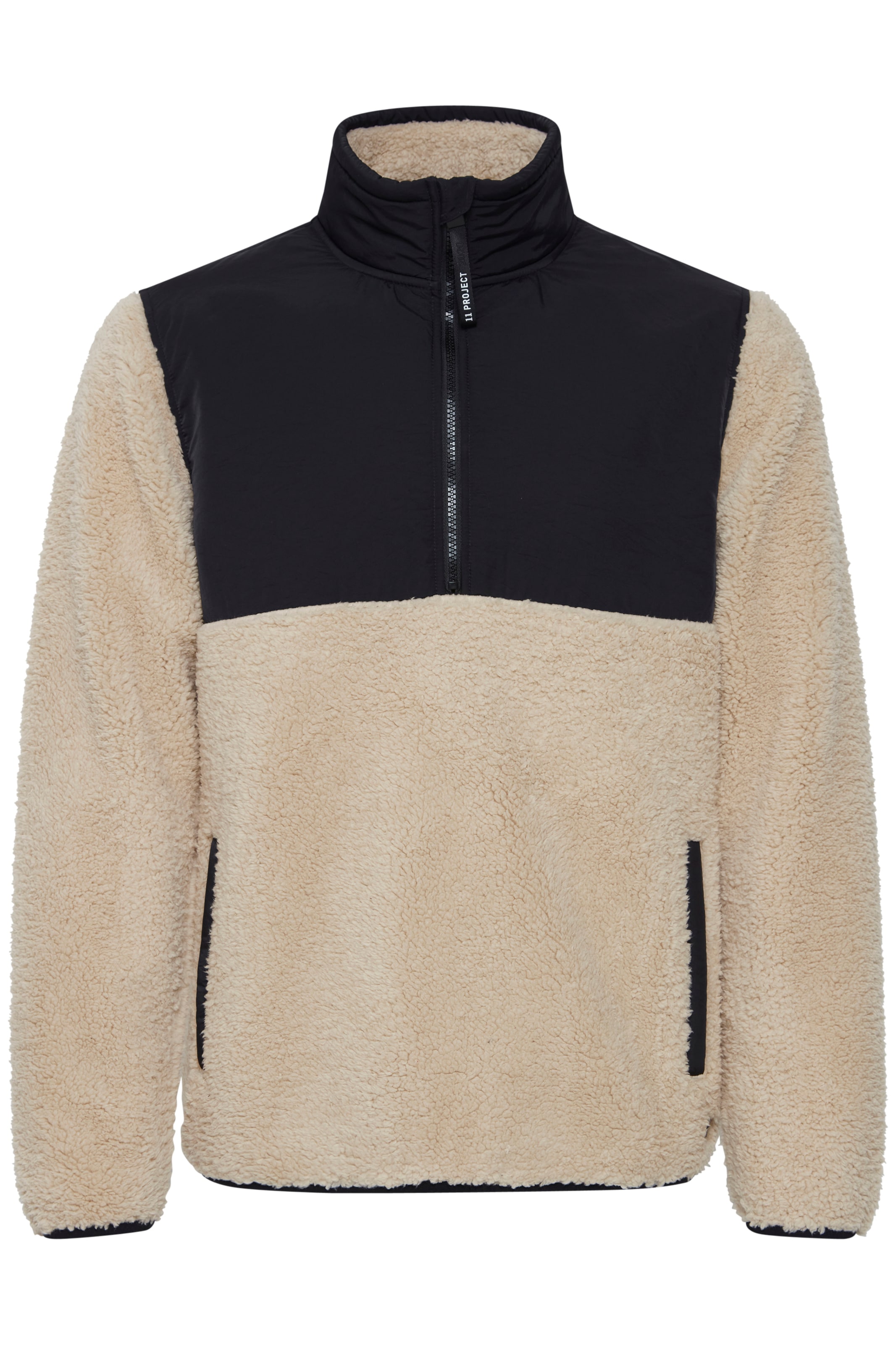 11 Project - Pullover 'PIET' em bege: frente