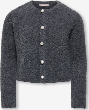 ONLY GIRLS Strickjacke 'KOGPiumo' in Schwarz: Vorderseite