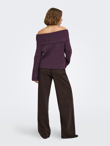 ONLY Sweater 'MAGGIE' in Purple