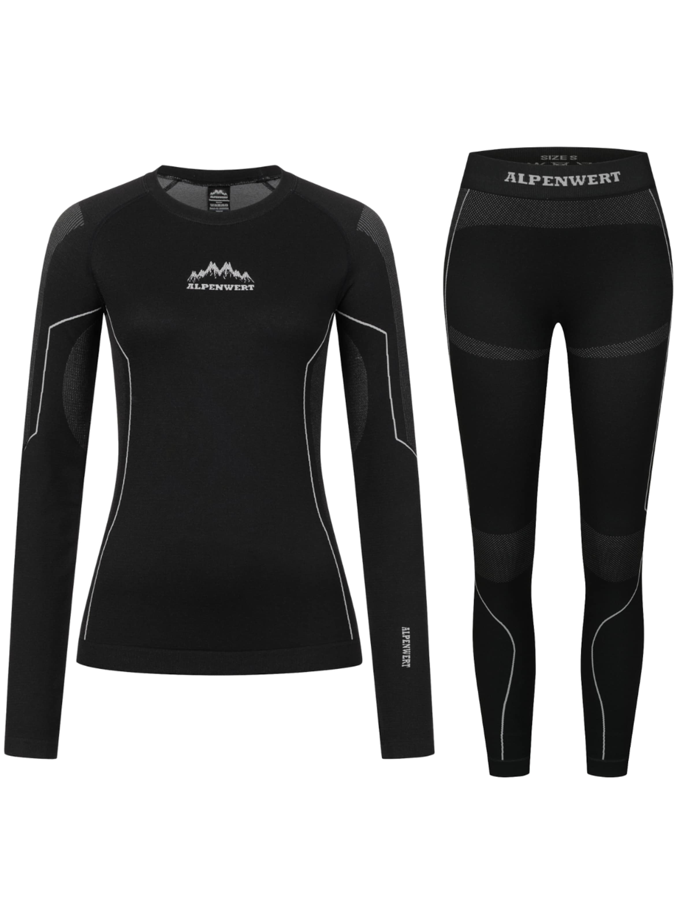 Alpenwert Base Layer in Black, Item view