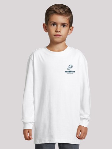 T-Shirt 'University Soccer Club Classic Minimalist' F4NT4STIC en blanc : devant