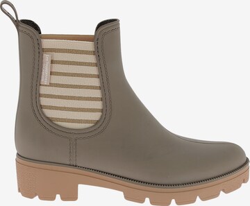 Bottines 'Noura-Stiefeletten zum Hineinschlüpfen von M. Berlarbi' Les Tropéziennes en marron : devant