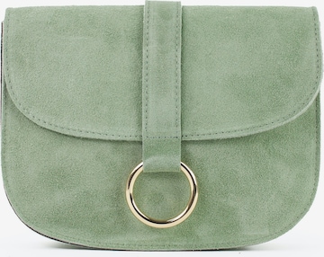 lePelou Handtasche 'HANNA' in Grün: Vorderseite