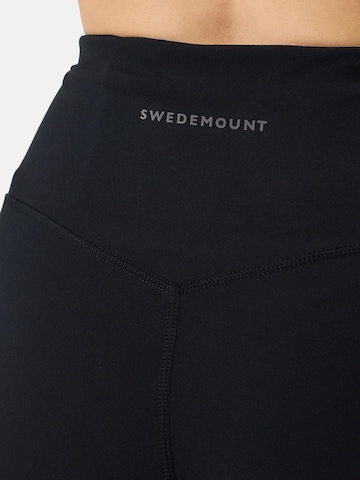 Skinny Pantalon de sport 'Core' SWEDEMOUNT en noir