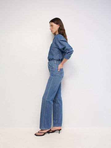 Salsa Jeans Wide leg Jeans in Blauw