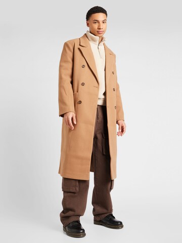 TOPMAN Between-seasons coat in Beige