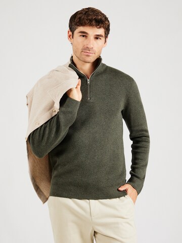 JACK & JONES Свитер 'JPRBLAMILANO' в Зеленый: спереди