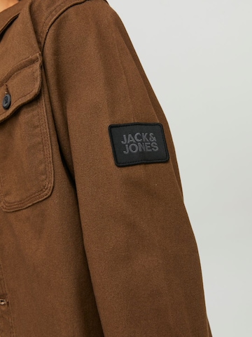 Jack & Jones Junior Rovný strih Košeľa 'Ben' - Hnedá