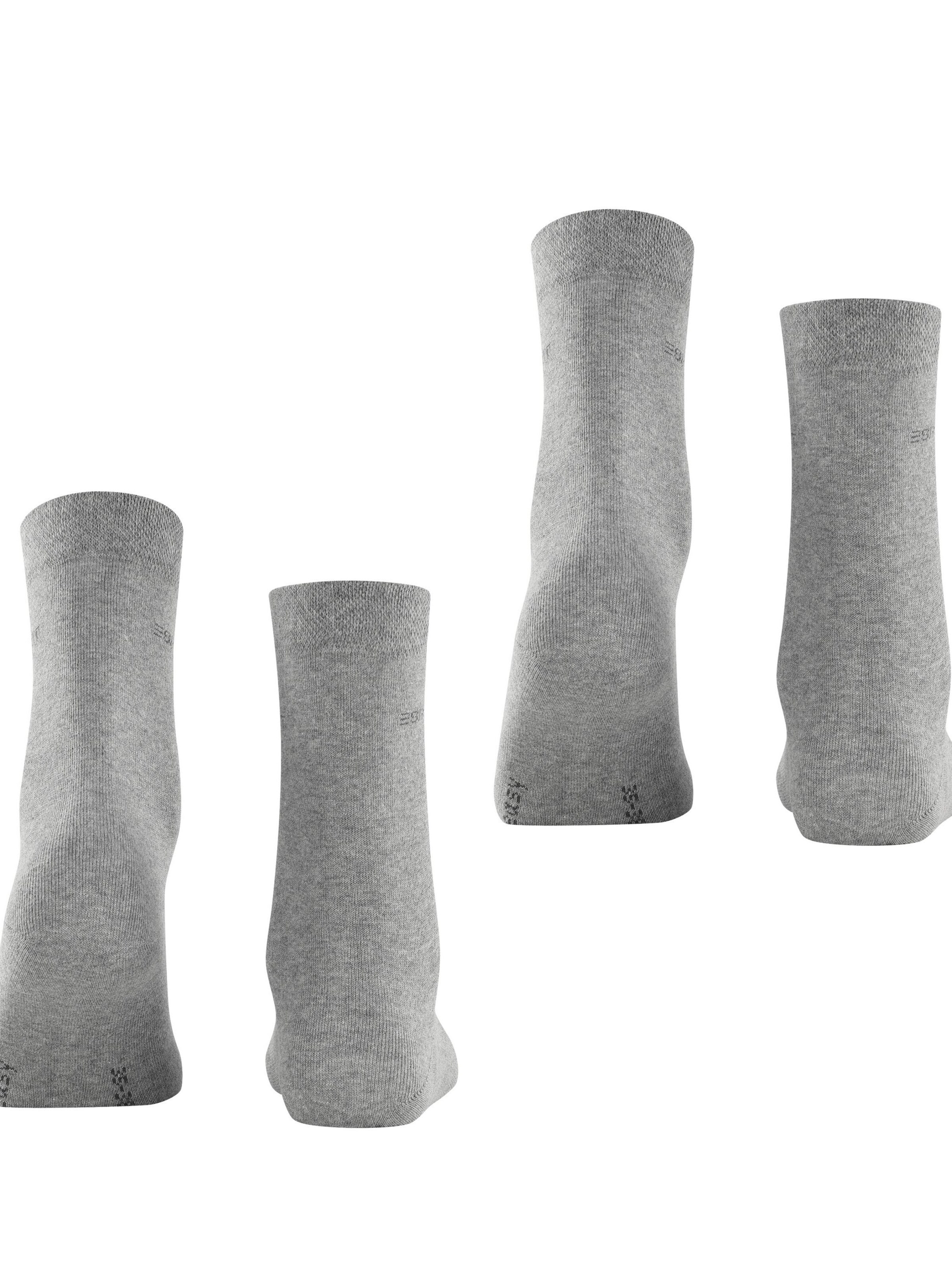 ESPRIT Socken 'Basic Easy 2-Pack'‌‌‌ in Grau