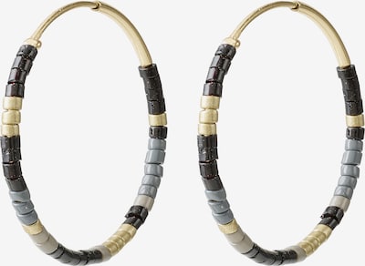 Auskarai 'Alison' iš Pilgrim, spalva – Auksas / pilka / juoda, Prekių apžvalga