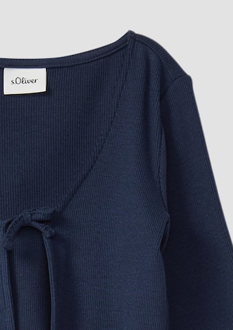 s.Oliver Gebreid vest in Blauw