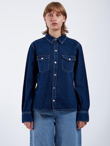 Dr. Denim Blouse 'Sukie' in Blue