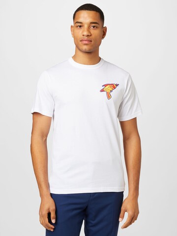 Fiorucci - Camisa 'RAY GUN' em branco: frente