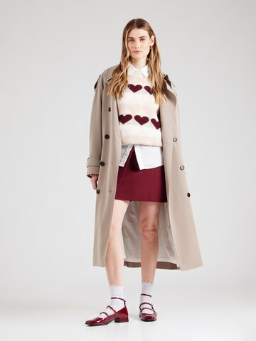 Hailys Trui 'Sa44nna' in Beige