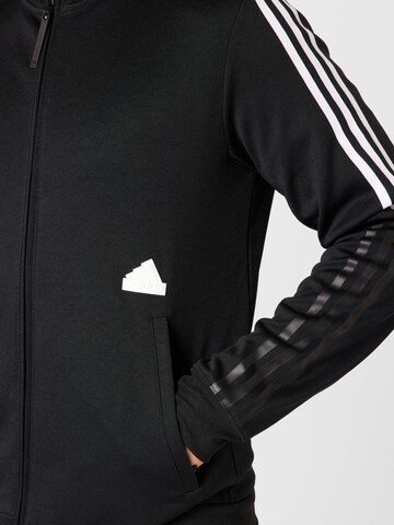 ADIDAS SPORTSWEAR Training Jacket '3-Stripes Fitted' in Black