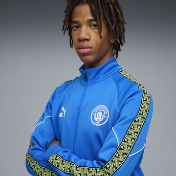 PUMA Sportsweatjacke 'Manchester City King Anthem' in Blau