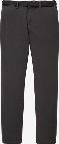 Pantaloni eleganți de la TOM TAILOR pe negru: față