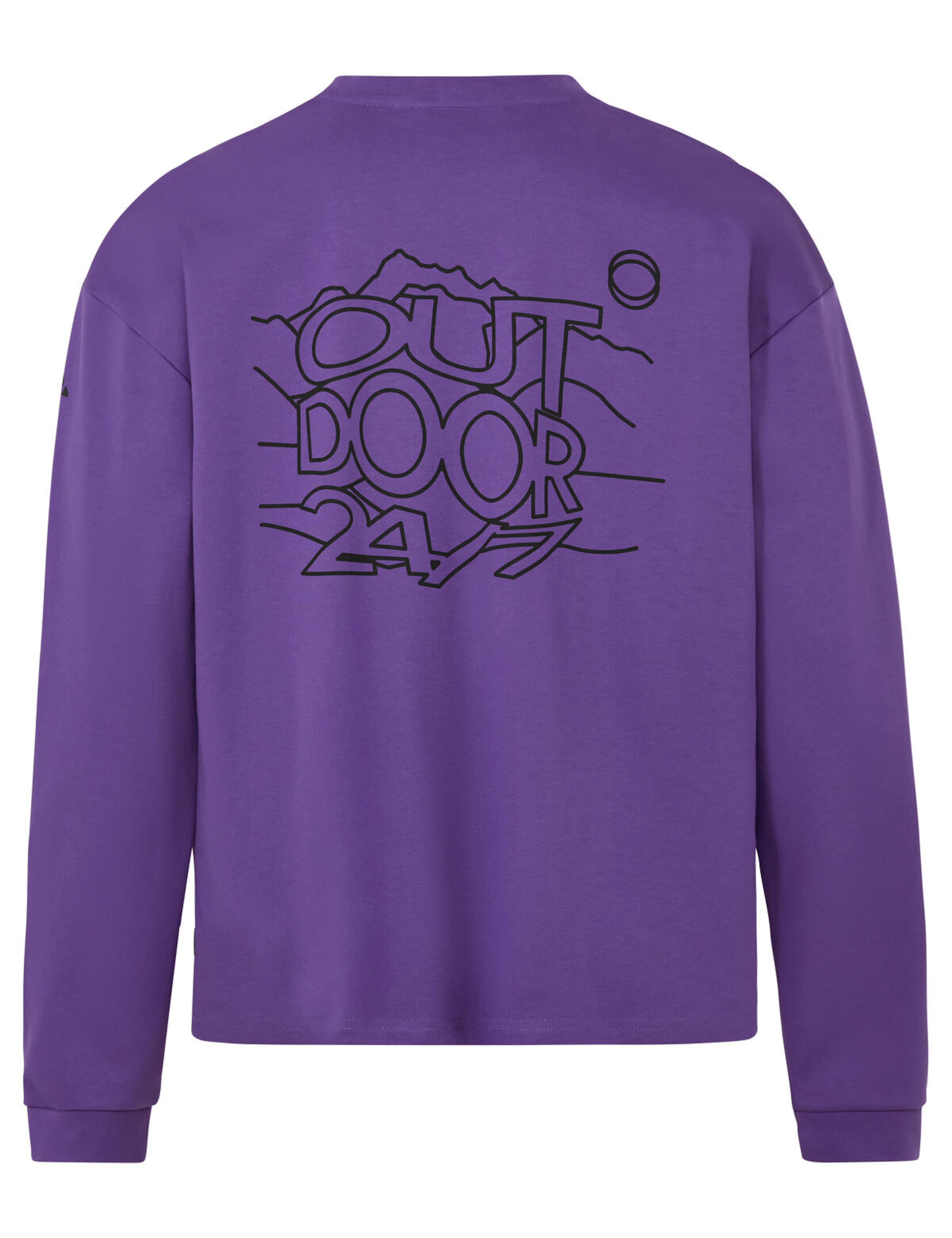 VAUDE Sports sweatshirt 'Najun' in Purple