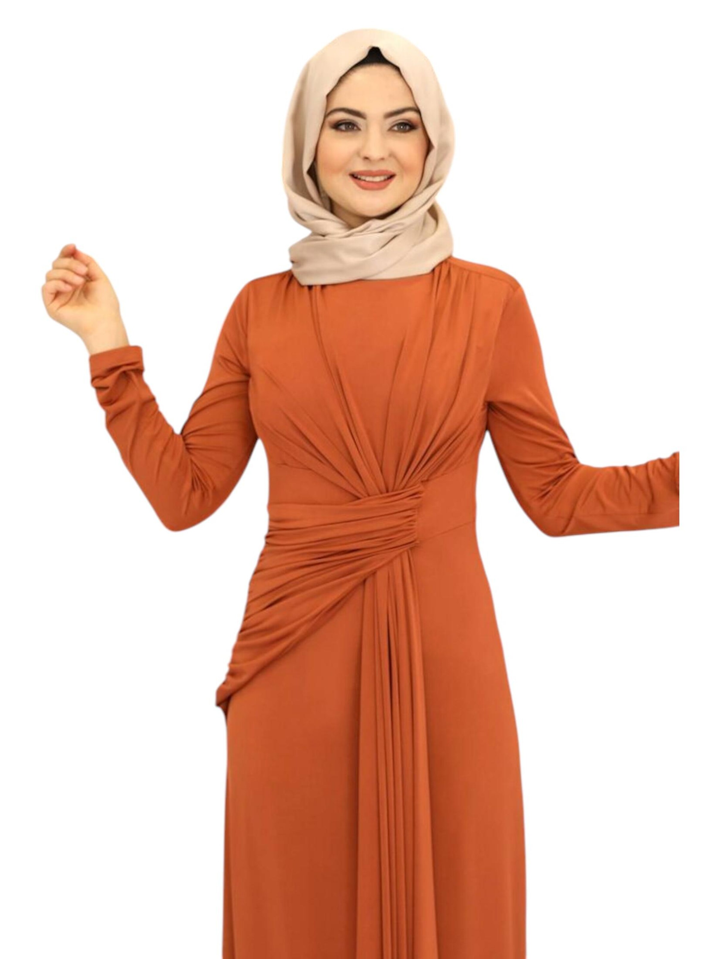 fashionshowcase - Vestido de noche 'FAVORI' en naranja