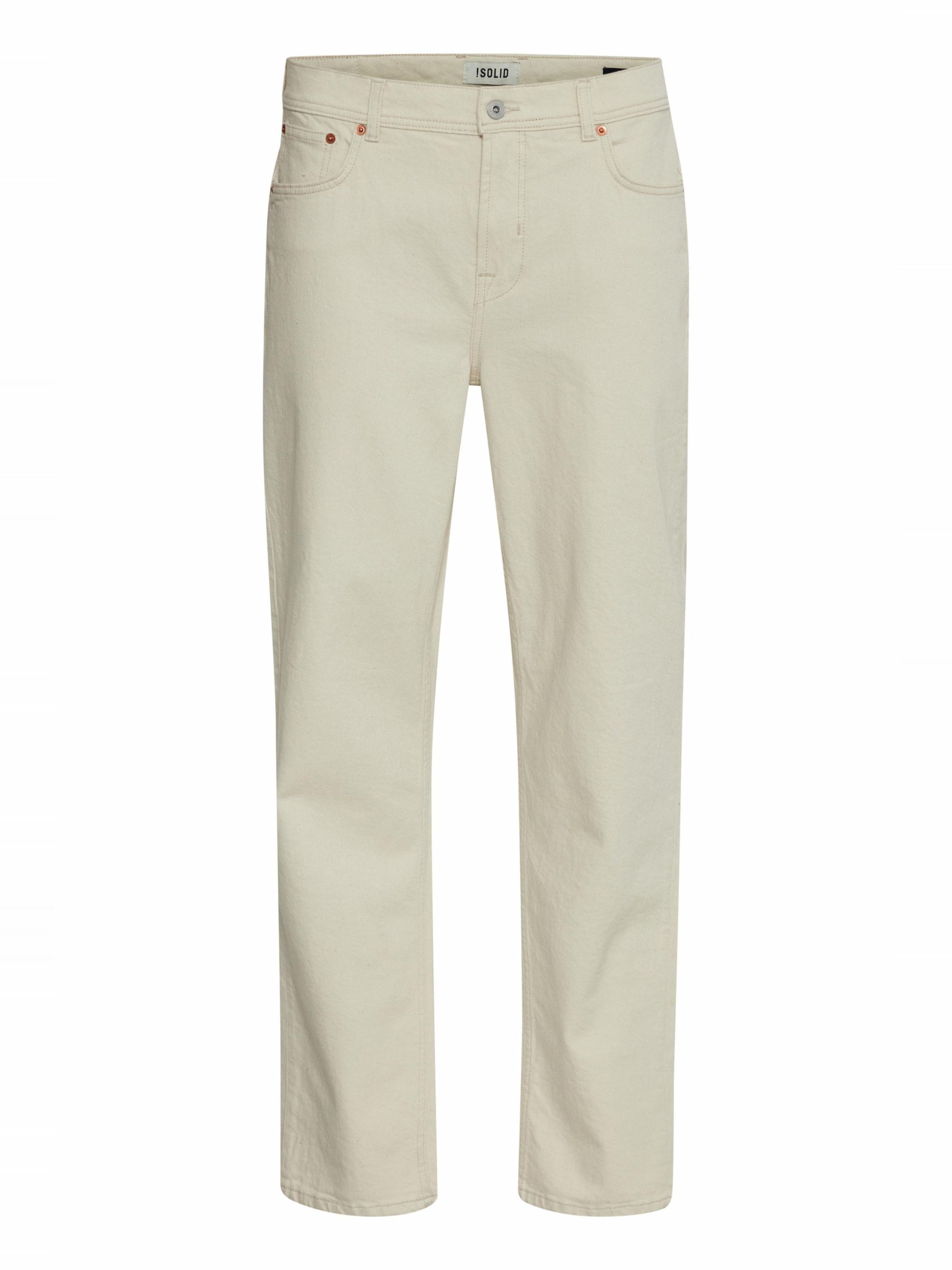 !Solid - Regular Calças de ganga ' SDIVER RYAN ' em bege: frente