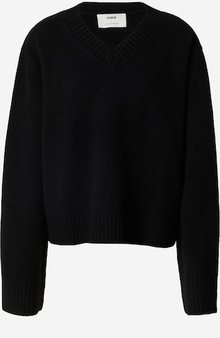 ABOUT YOU x Marie von Behrens Sweater 'Franka' in Black: front