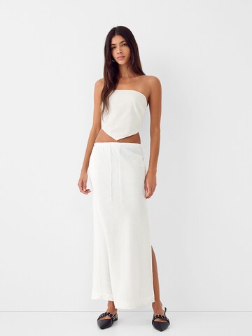 Jupe Bershka en blanc