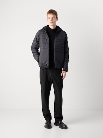 BOSS Prehodna jakna 'Urbanex' | modra barva