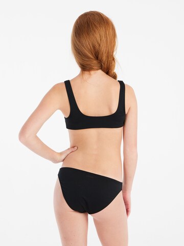 PROTEST Bustier Bikini 'PRTRose JR' in Schwarz