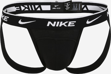 regular Pantaloncini intimi sportivi 'Jock' di NIKE in nero: frontale