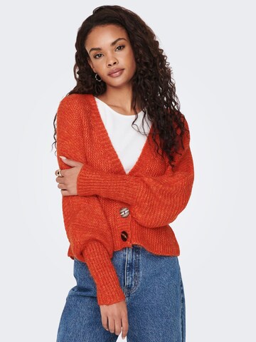 ONLY Knit Cardigan in Red