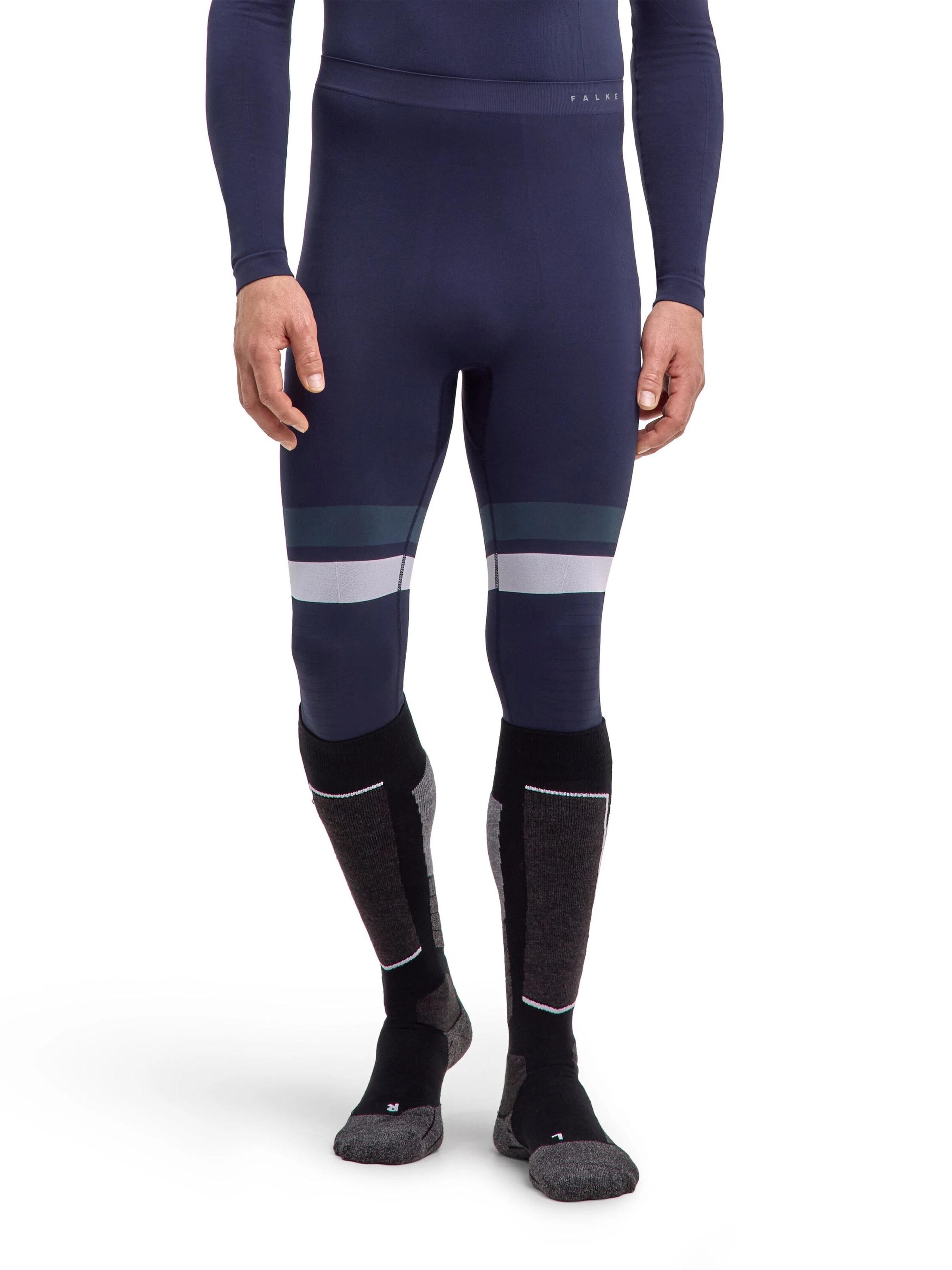 FALKE Skinny Sporthose '3/4'‌‌‌ in Blau: Vorderseite