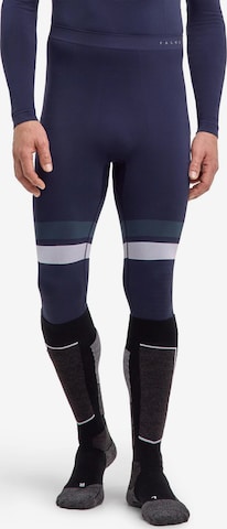 FALKE Skinny Sporthose '3/4' in Blau: Vorderseite