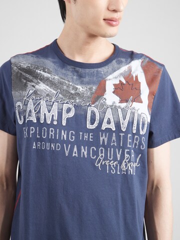CAMP DAVID T-Shirt in Blau