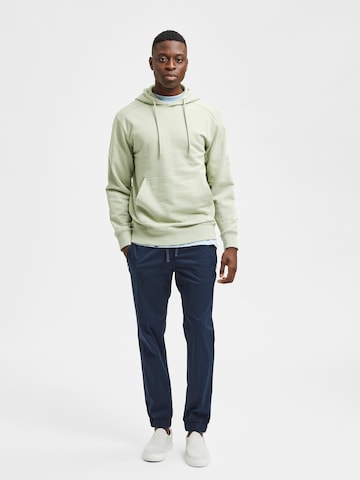 SELECTED HOMMESweater majica 'Jackson' - zelena boja
