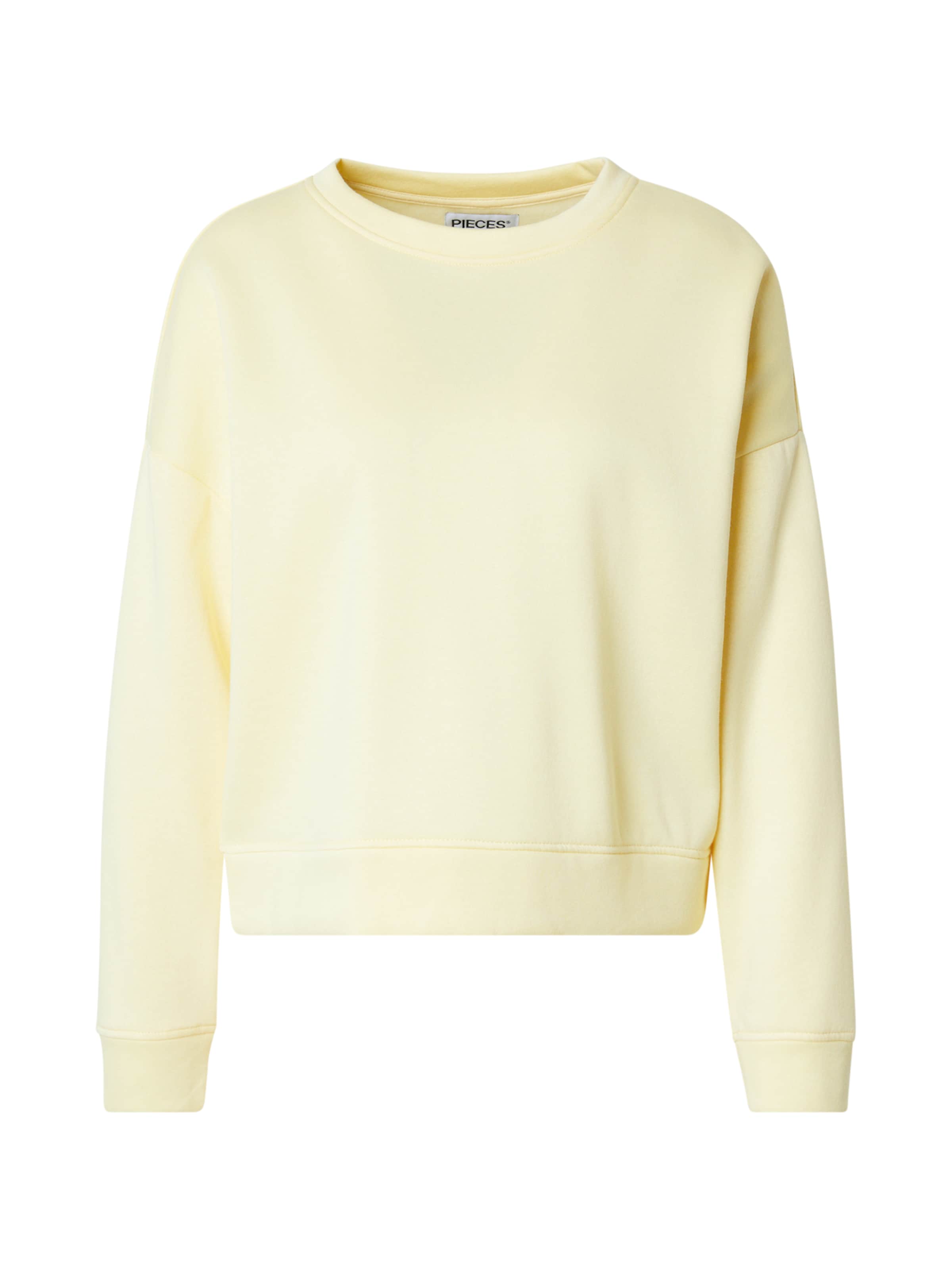 geltona PIECES Megztinis be užsegimo 'PCCHILLI': priekis