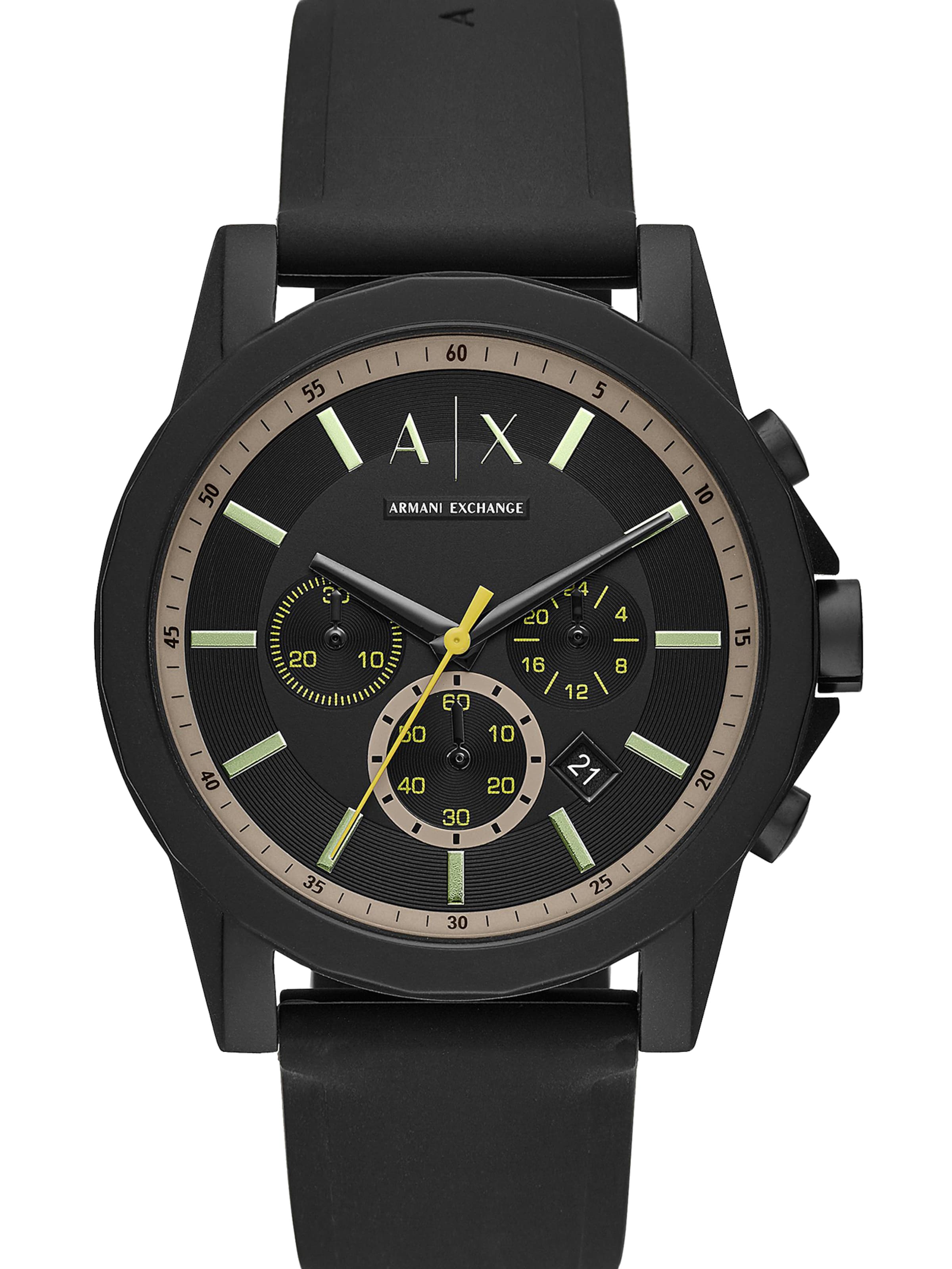ARMANI EXCHANGE Uhr 'AX1343' in Schwarz: Vorderseite