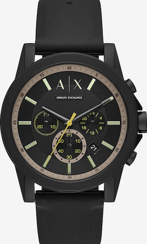 ARMANI EXCHANGE Uhr 'AX1343' in Schwarz: Vorderseite
