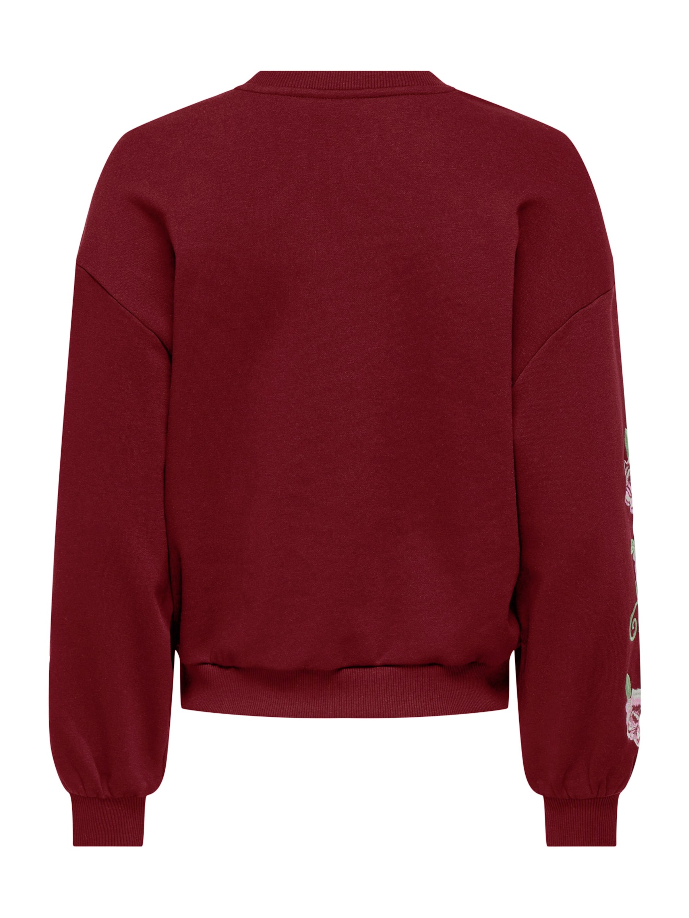 Sweat-shirt 'ONLBROOKLYN' ONLY en rouge