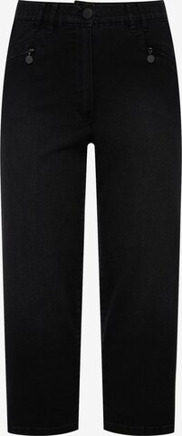 Ulla Popken Slim fit Jeans in Black: front