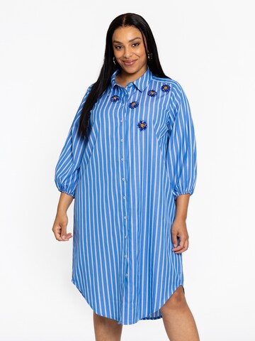 Robe YOEK en bleu : devant