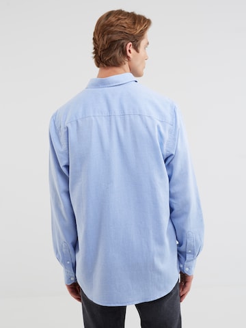 BIG STAR Regular fit Overhemd 'Molis' in Blauw