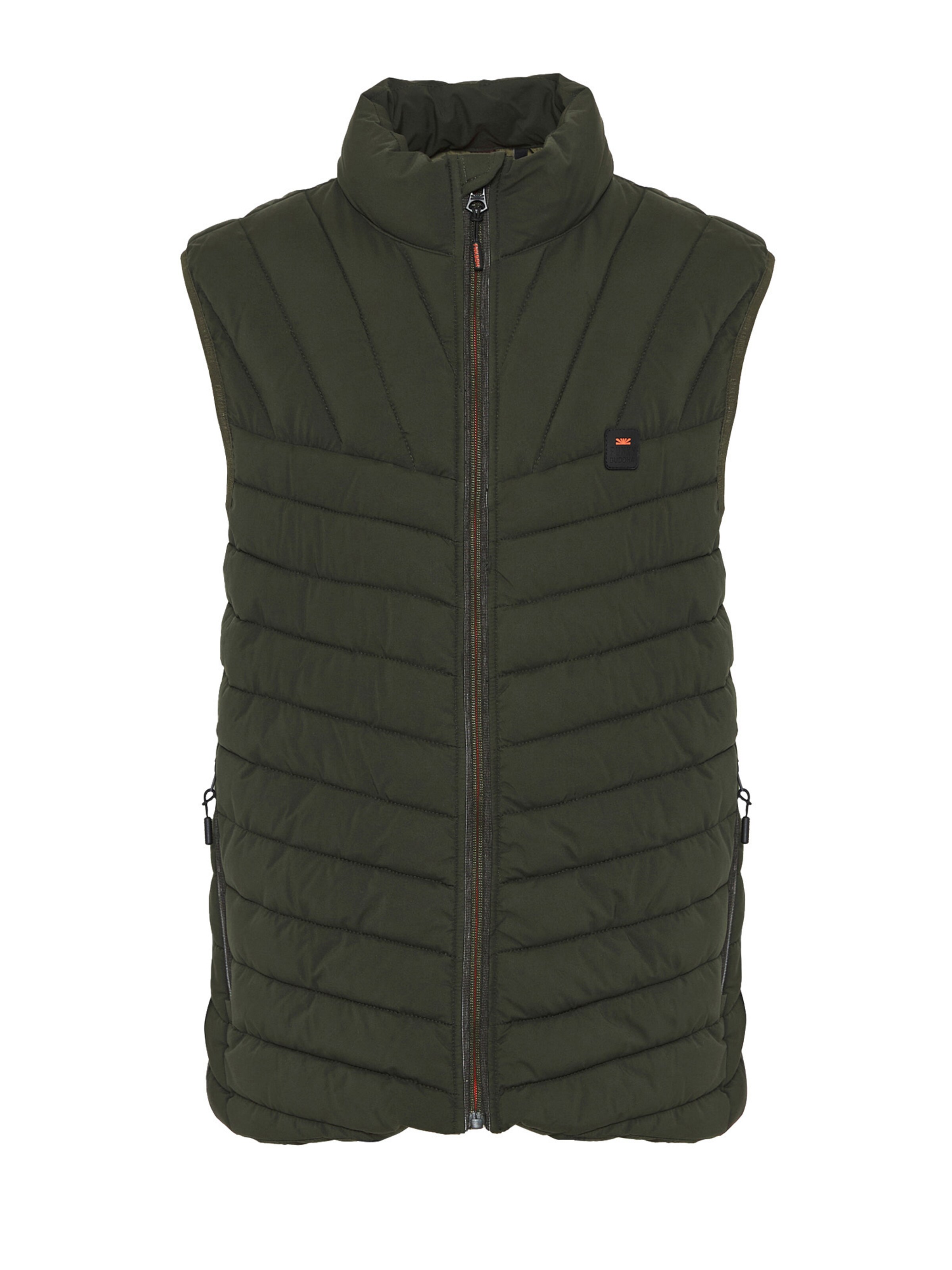 Gilet di Funky Buddha in verde: frontale
