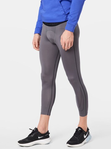 Skinny Sous-vêtements de sport NIKE en gris : devant