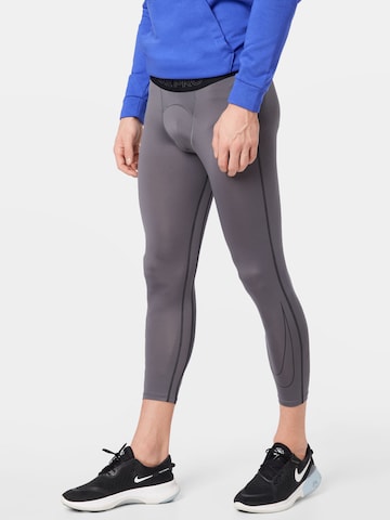 NIKE Skinny Sportovní spodní prádlo – šedá: přední strana