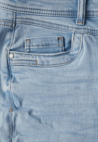 STREET ONE Slimfit Jeans in Blau