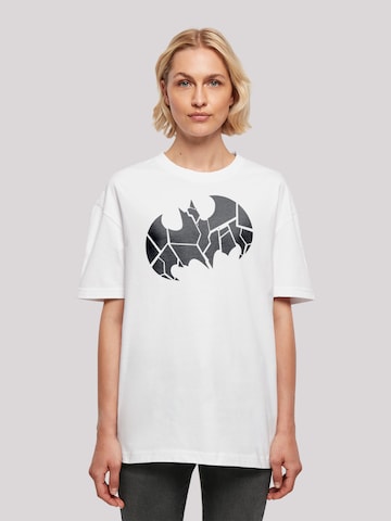 T-shirt oversize 'Batman' F4NT4STIC en blanc : devant