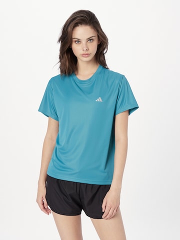 ADIDAS PERFORMANCE Functioneel shirt 'Run It' in Blauw: voorkant